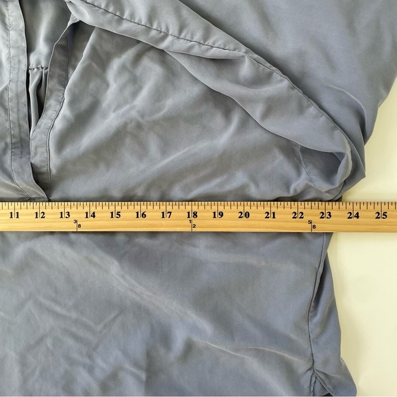 Free People We the Free Love Until Tomorrow Top Oversized Sky Blue Size Small - Picture 7 of 8